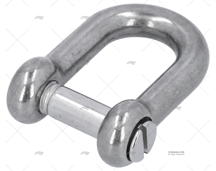 MANILHA RETA INOX SS 316 10mm