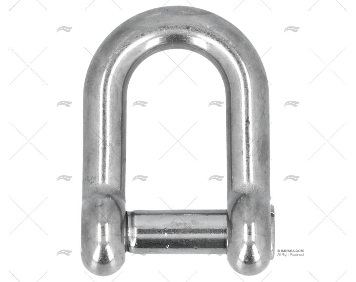 MANILHA RETA INOX SS 316 12mm