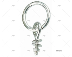 ANILLA C/TORNILLO INOX SS 316 6mm