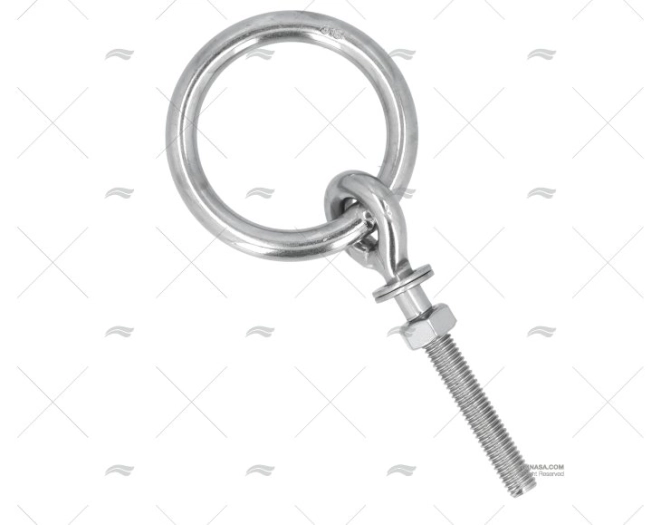 ANELLO C/VITE INOX SS 316 8mm