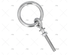 ARGOLA C/PARAFUSO INOX SS 316 8mm