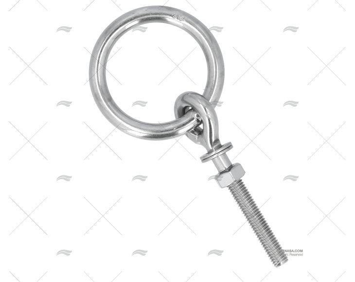 ARGOLA C/PARAFUSO INOX SS 316 8mm