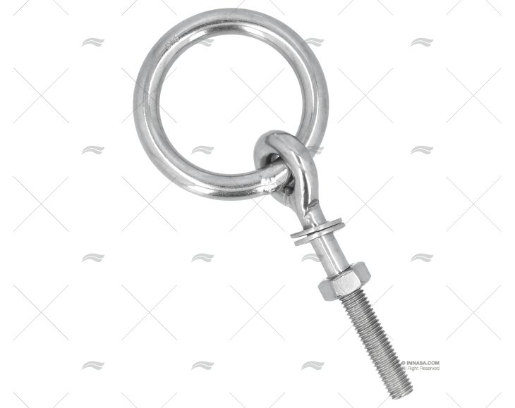 ARGOLA C/PARAFUSO INOX SS 316 10mm