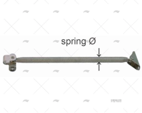 SPRING SUPPORT ARM SS 304 210mm