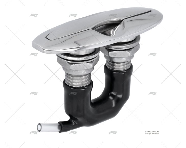 FLUSH CLEAT SS 316 W/ DR 132mm