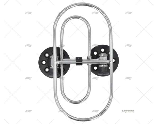 SUPORTE INOX P/DEFENSAS 210X105mm