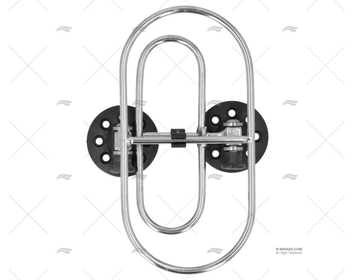 SUPPORTO INOX PER PARABORDI 210X105mm