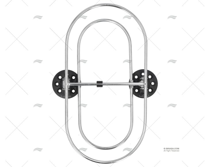 SUPORTE INOX P/DEFENSAS 310X160mm