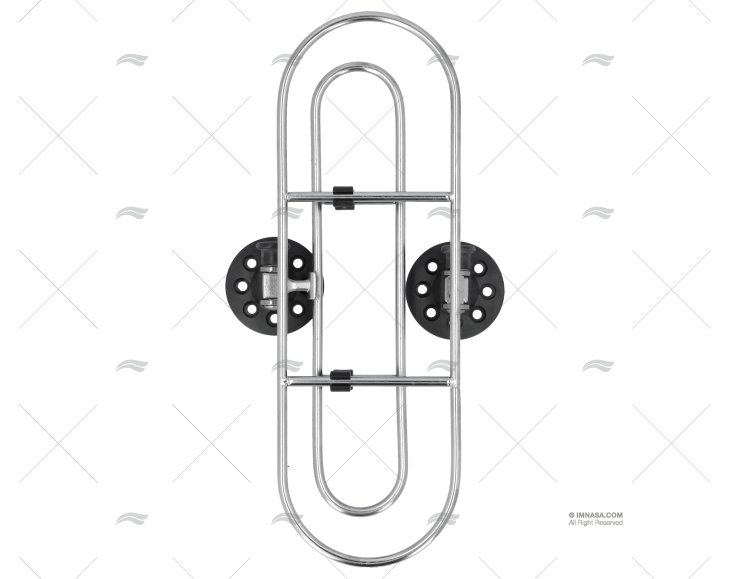 SUPPORTO INOX P/PARABORDO 315X105mm