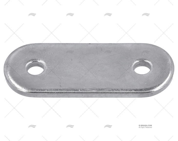 PLACA INOX 19x51mm