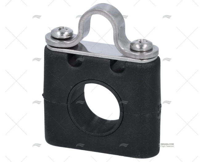 SUPORTE PLÁSTICO C/PASSADIÇO INOX