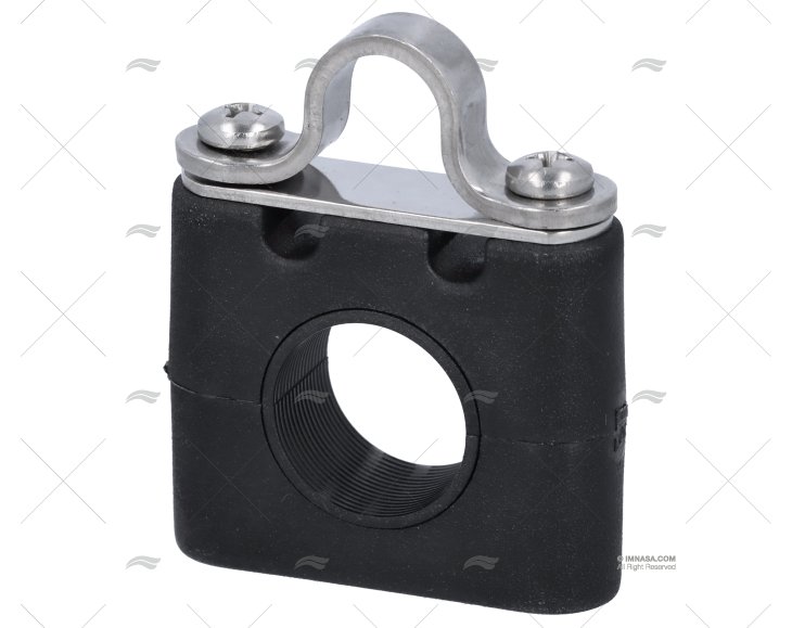 SUPORTE PLÁSTICO C/PASSADIÇO INOX