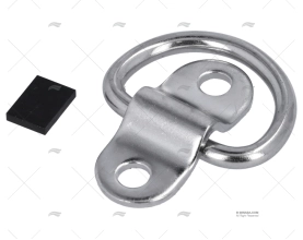 PLATINA C/ARGOLA INOX SS 304 28X12mm