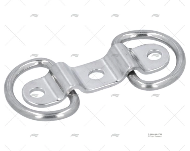 PLATINA C/ARGOLA INOX SS 304 47X12mm