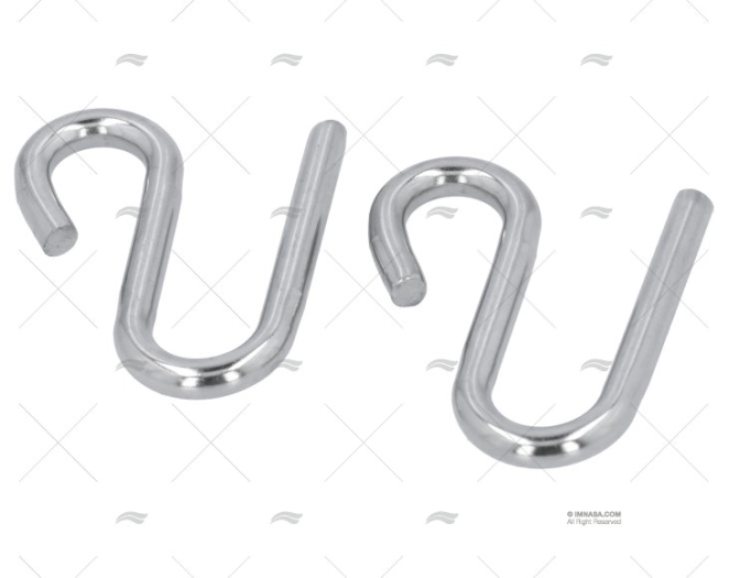 GANCIO S INOX 8mm (2u)
