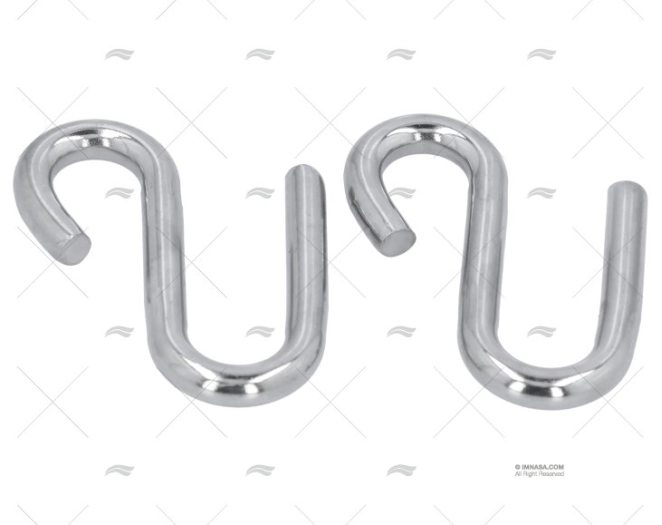 GANCHO S INOX 9mm (2un)
