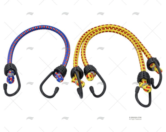 PULPO 08mm C/GANCHO PLAST 45cm 3Ud.VAR.