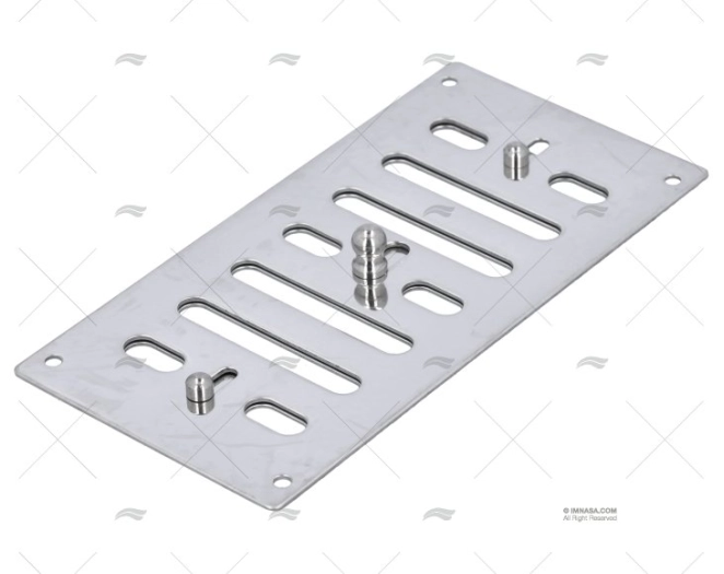 GRIGLIA INOX APERTURA/CHIUSURA 152x76mm