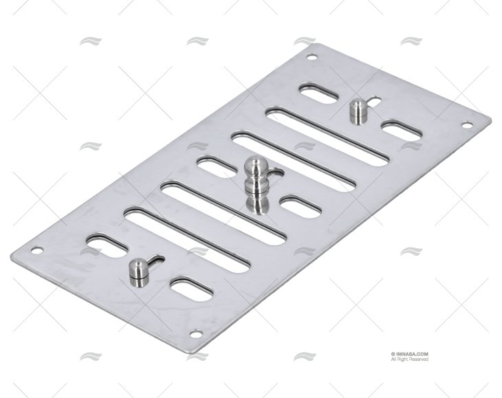 GRELHA INOX ABRE/FECHA 152x76mm