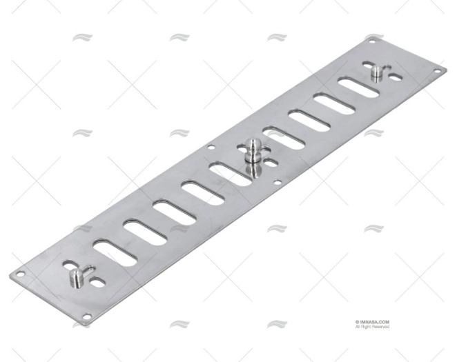 GRIGLIA INOX APERTURA/CHIUSURA 255x48mm