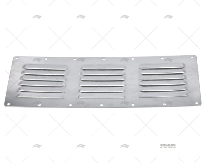 TRIPLE LOUVERED VENT SS 116x340mm