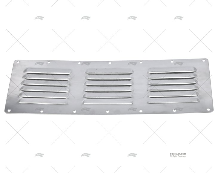 TRIPLE LOUVERED VENT SS 116x340mm