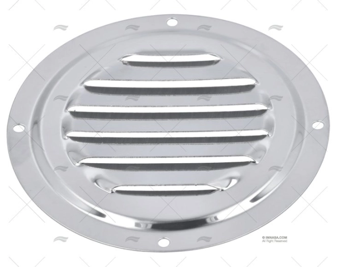 GRILLE INOX S/REBORD 102mm