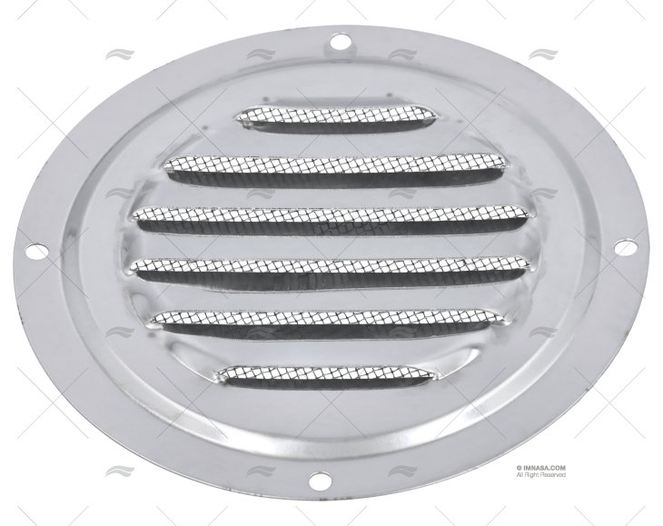 ROUND VENT SS W/SCREEN 102mm