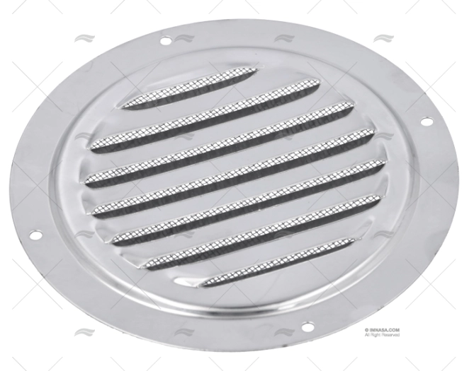 GRILLE INOX A/REBORD 127mm