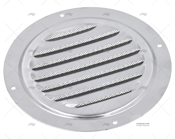 GRIGLIA INOX C/BORDO 127mm