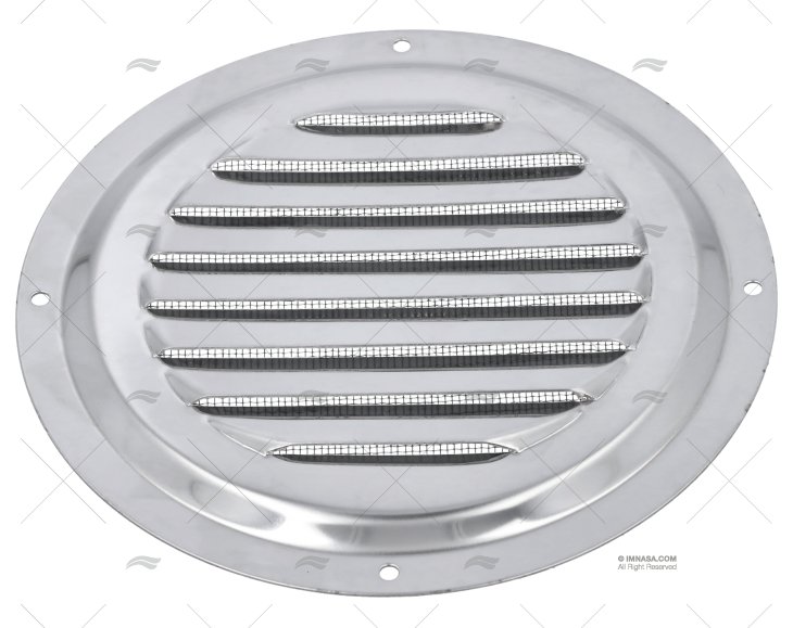 GRIGLIA INOX C/BORDO 152mm