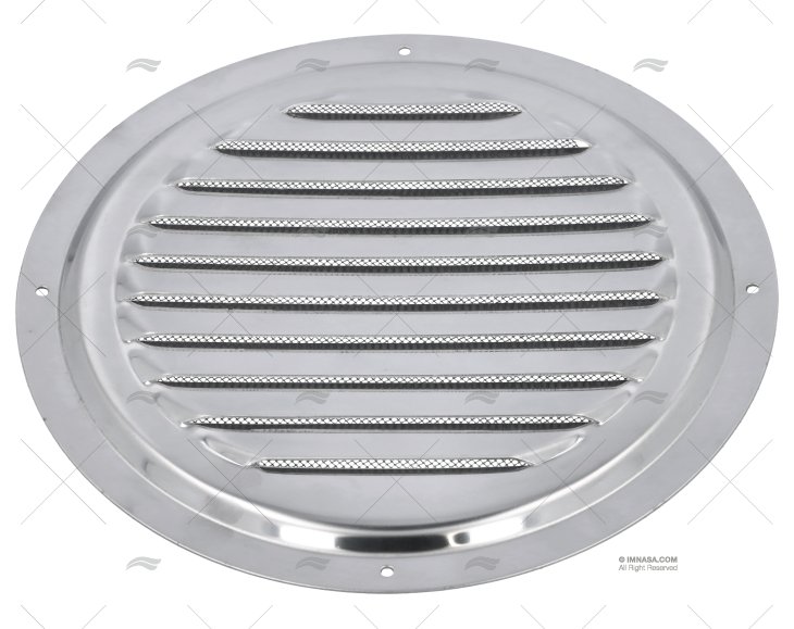 ROUND VENT SS W/SCREEN 178mm