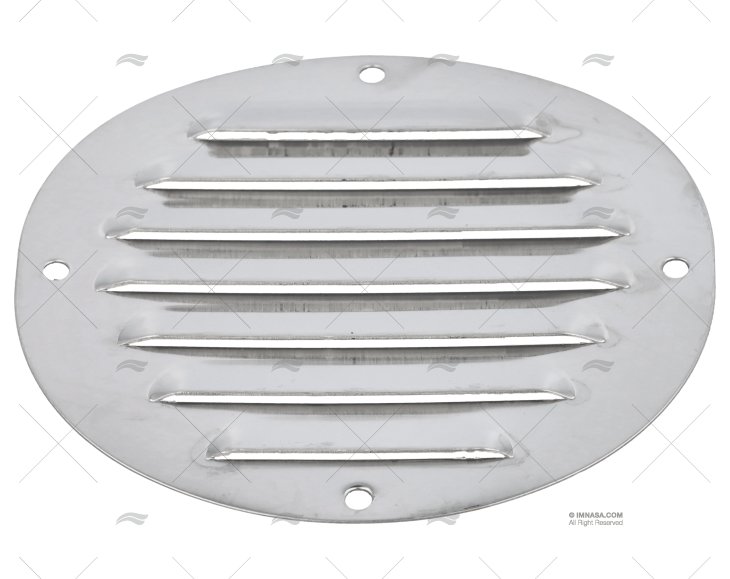 OVAL VENT SS W/O SCREEN 116X128mm