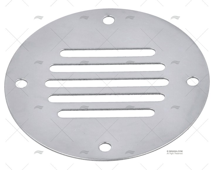 REJILLA PLANA INOX DIAM 63mm
