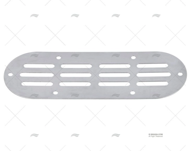GRILLE INOX PLATE 170X60mm