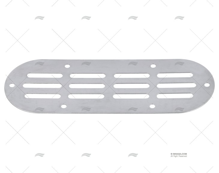GRILLE INOX PLATE 170X60mm