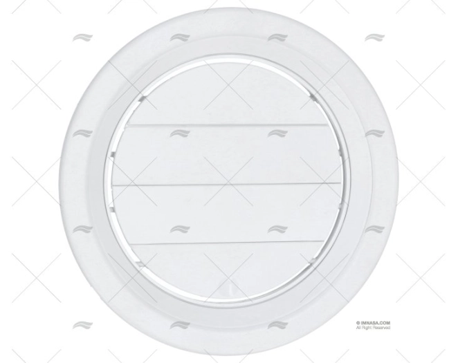 GRIGLIA PVC BIANCA A FILO DIAM 190mm