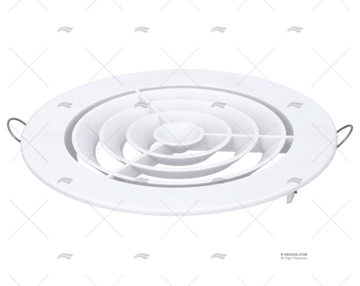 GRIGLIA PVC UNIVERSALE C/CLIPS DIAM 165mm