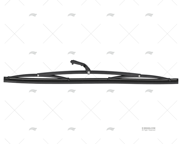 ESCOVA LIMPA  356mm INOX PRETA