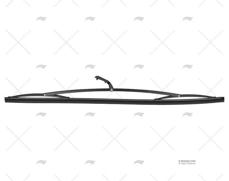 ESCOVA LIMPA  457mm INOX PRETA