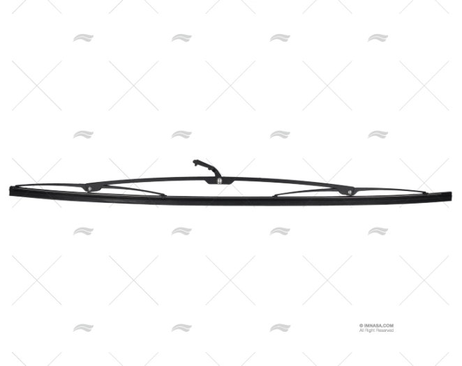 ESCOVA LIMPA  558mm INOX PRETA
