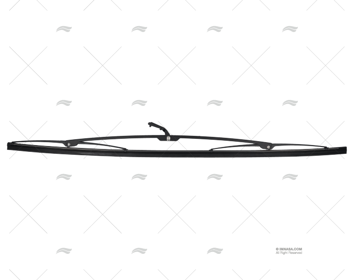 SPAZZOLA TERGICRISTALLO  558mm INOX NERA