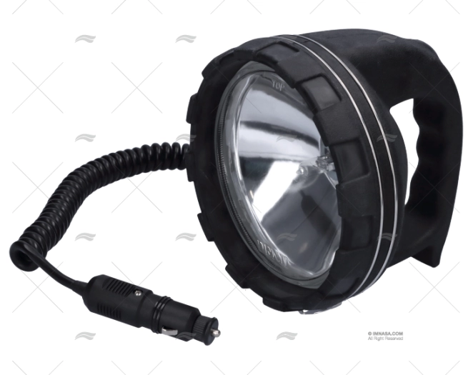 RUBBER SEARCH LIGHT LIGHTER PLUG 12V