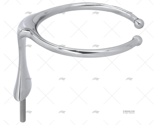 SUPPORTO BICCHIERE X 1 INOX AISI 316 COPERTA 10