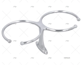 SUPORTE COPO X 2 INOX SS 316 SUPERFÍCIE