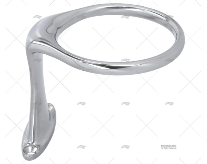 SUPPORTO BICCHIERE X 1 INOX SS 316 SUPERFICIE