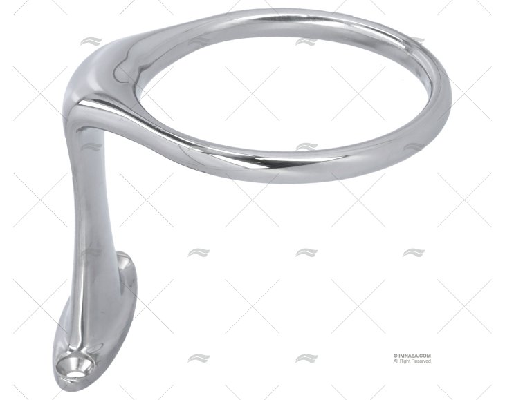 SUPPORTO BICCHIERE X 1 INOX SS 316 SUPERFICIE