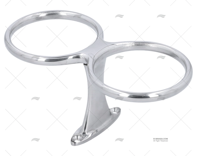 SUPORTE COPO X 2 INOX SS 316 SUPERFÍCIE