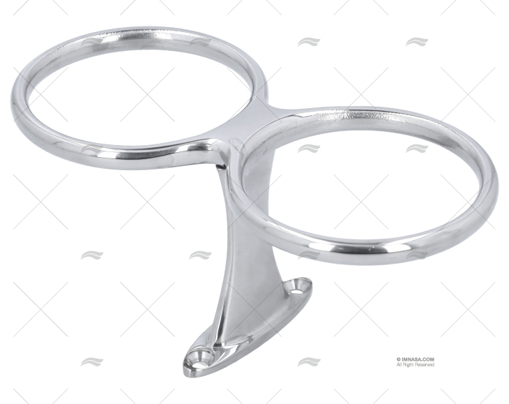SUPORTE COPO X 2 INOX SS 316 SUPERFÍCIE