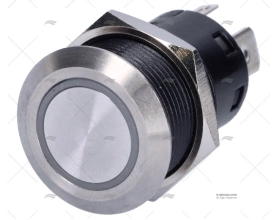 INTERRUTTORE LED PULSANTE 20A BLU